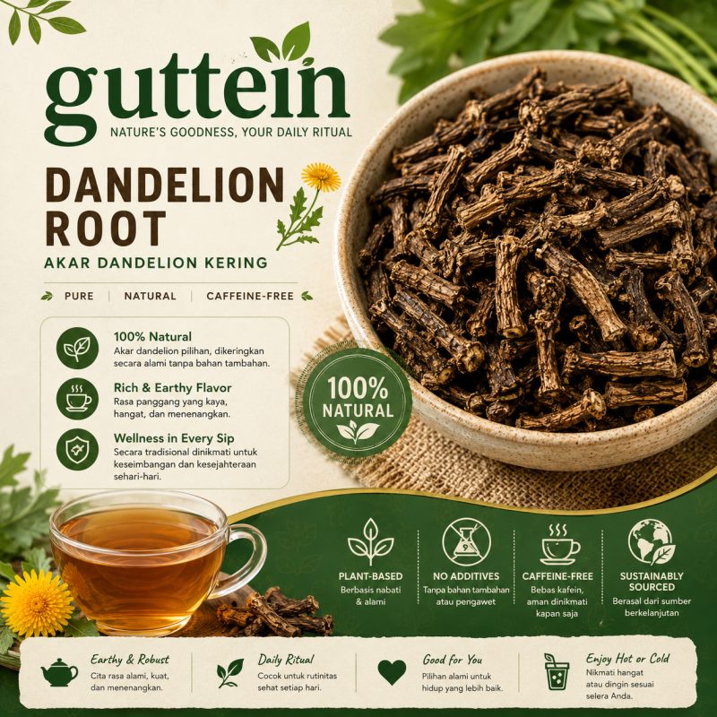 Dandelion Root | Akar Dandelion Kering