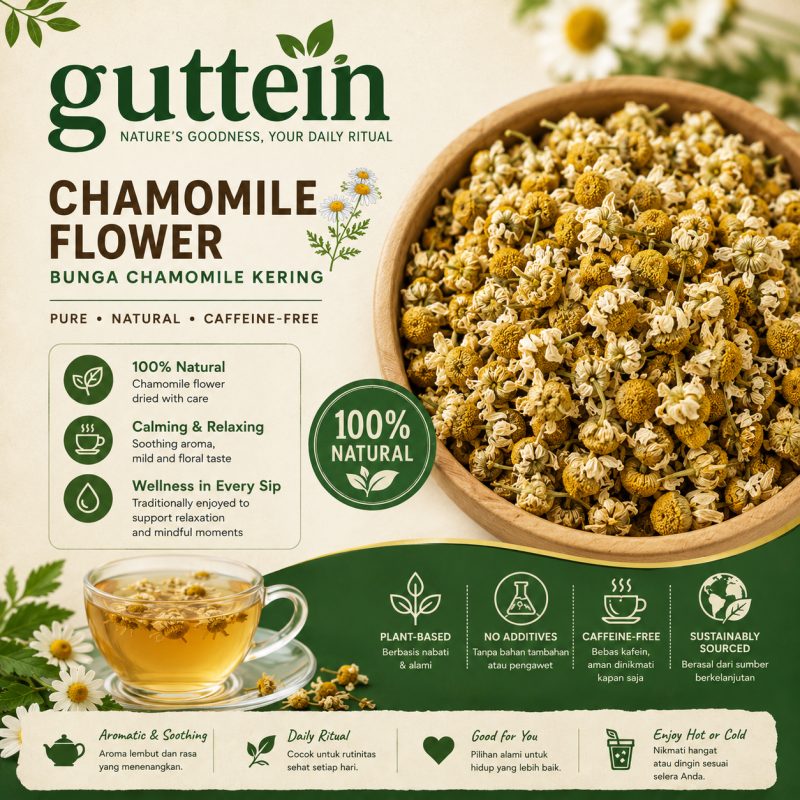 Pure Dried Chamomile Loose Leaf
